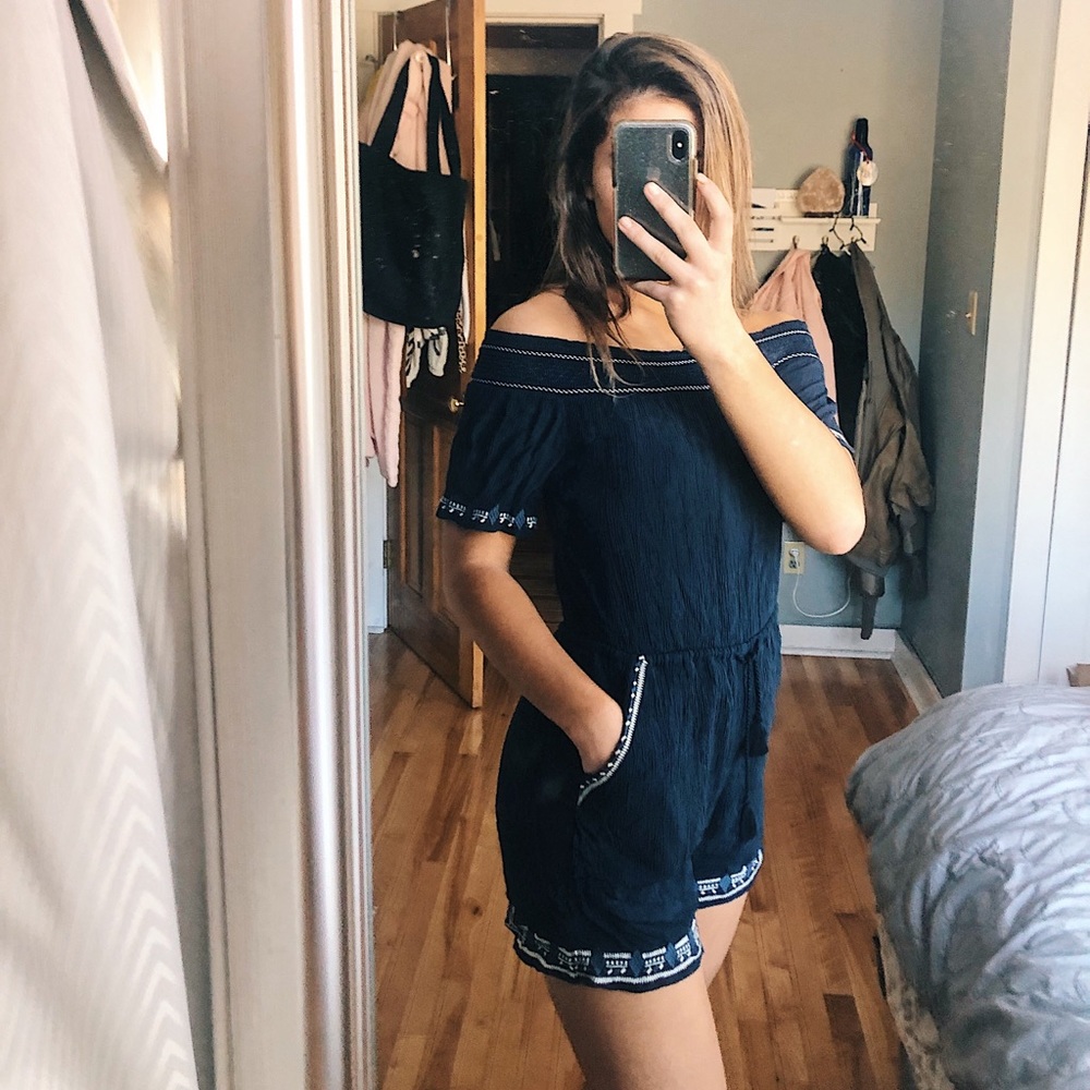 Abercrombie Off the Shoulder Romper